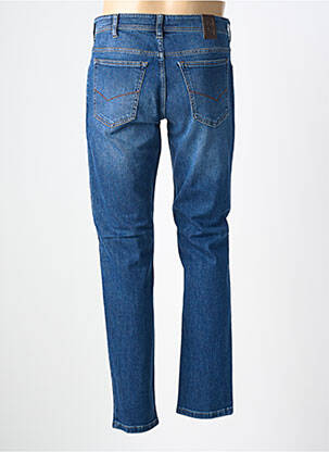 Jeans coupe slim tissage brut taille normale bleu MEYER homme