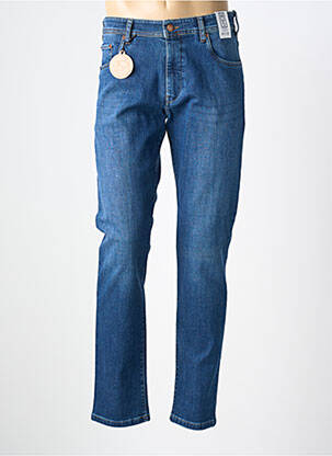 Jeans coupe slim tissage brut taille normale bleu MEYER homme