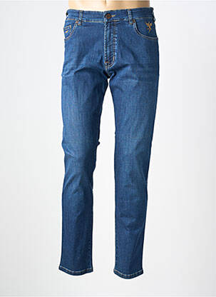 Jeans coupe slim tissage brut taille normale bleu MMX homme