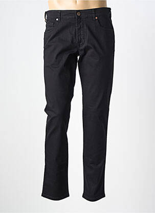 Jeans coupe slim tissage brut taille normale noir MMX homme