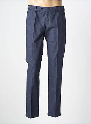 Pantalon chino tissage popeline taille normale bleu MMX homme