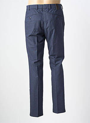 Pantalon chino tissage popeline taille normale bleu MMX homme