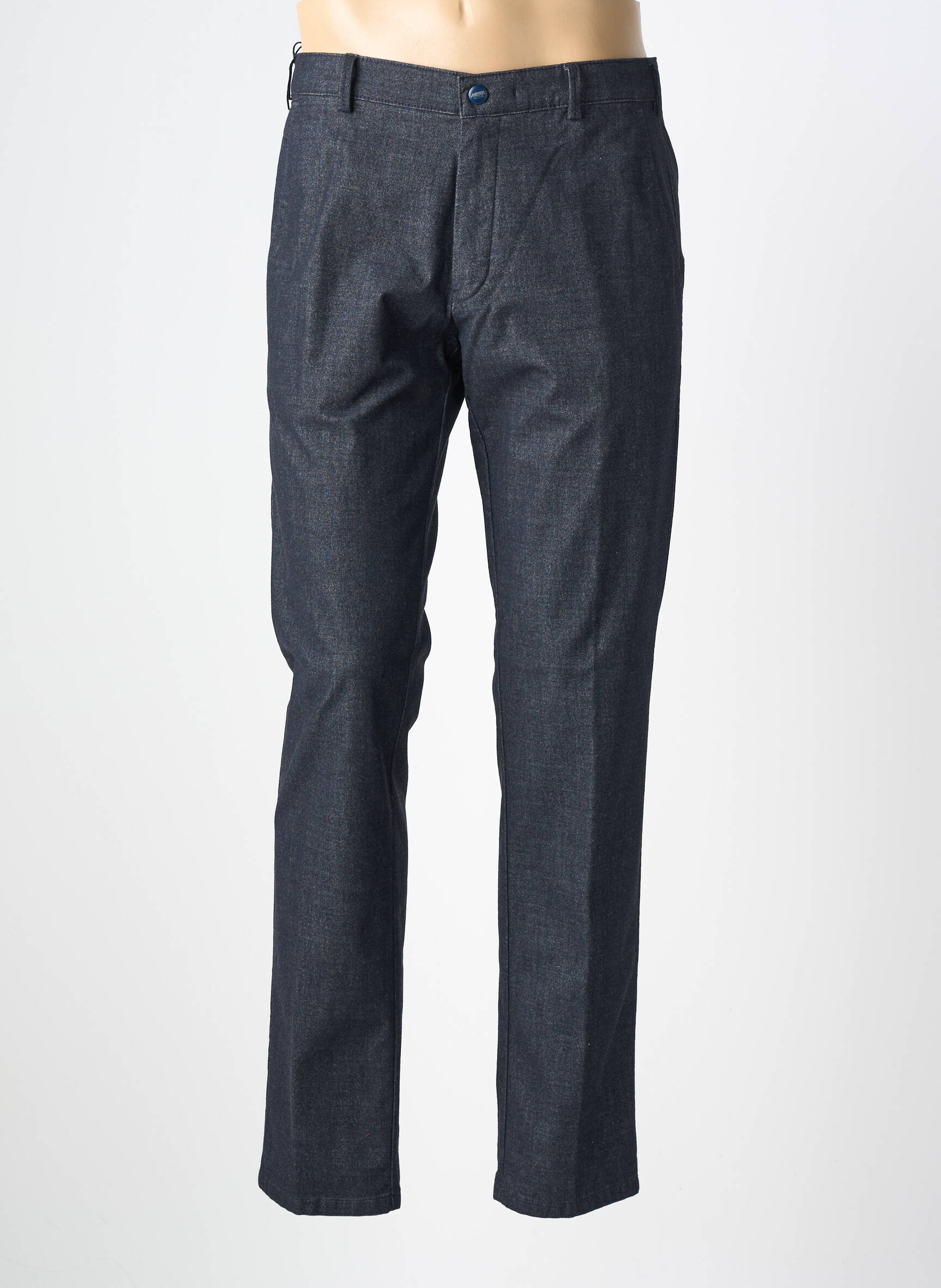Pantalon chino tissage chiné taille normale gris MEYER homme