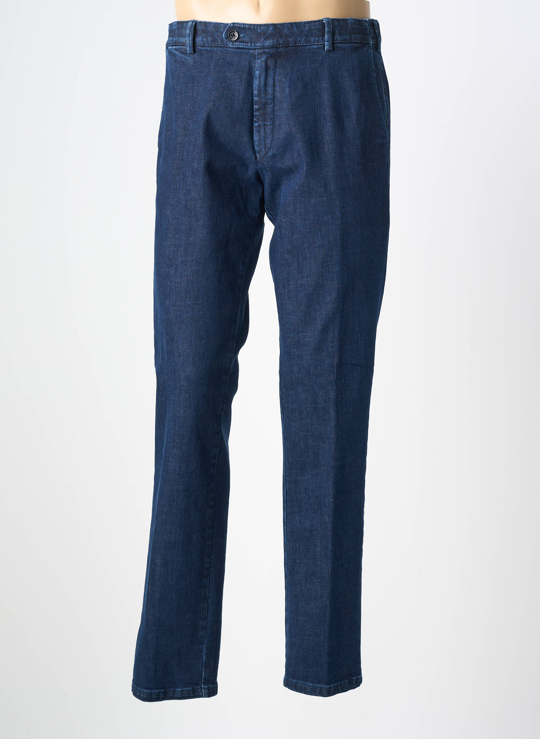 Pantalon chino poches taille normale bleu MEYER homme
