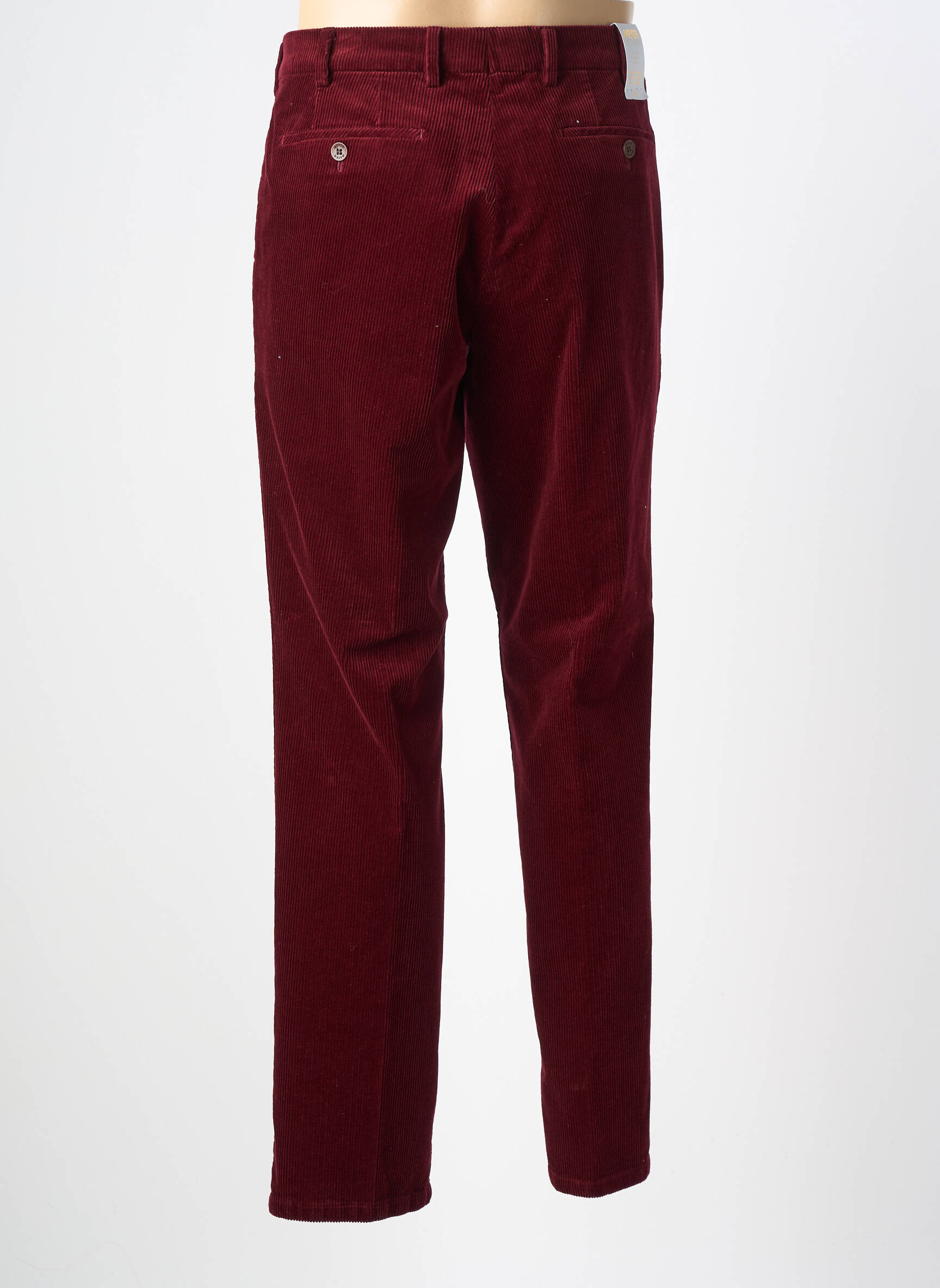 Pantalon chino poches taille normale rouge MEYER homme
