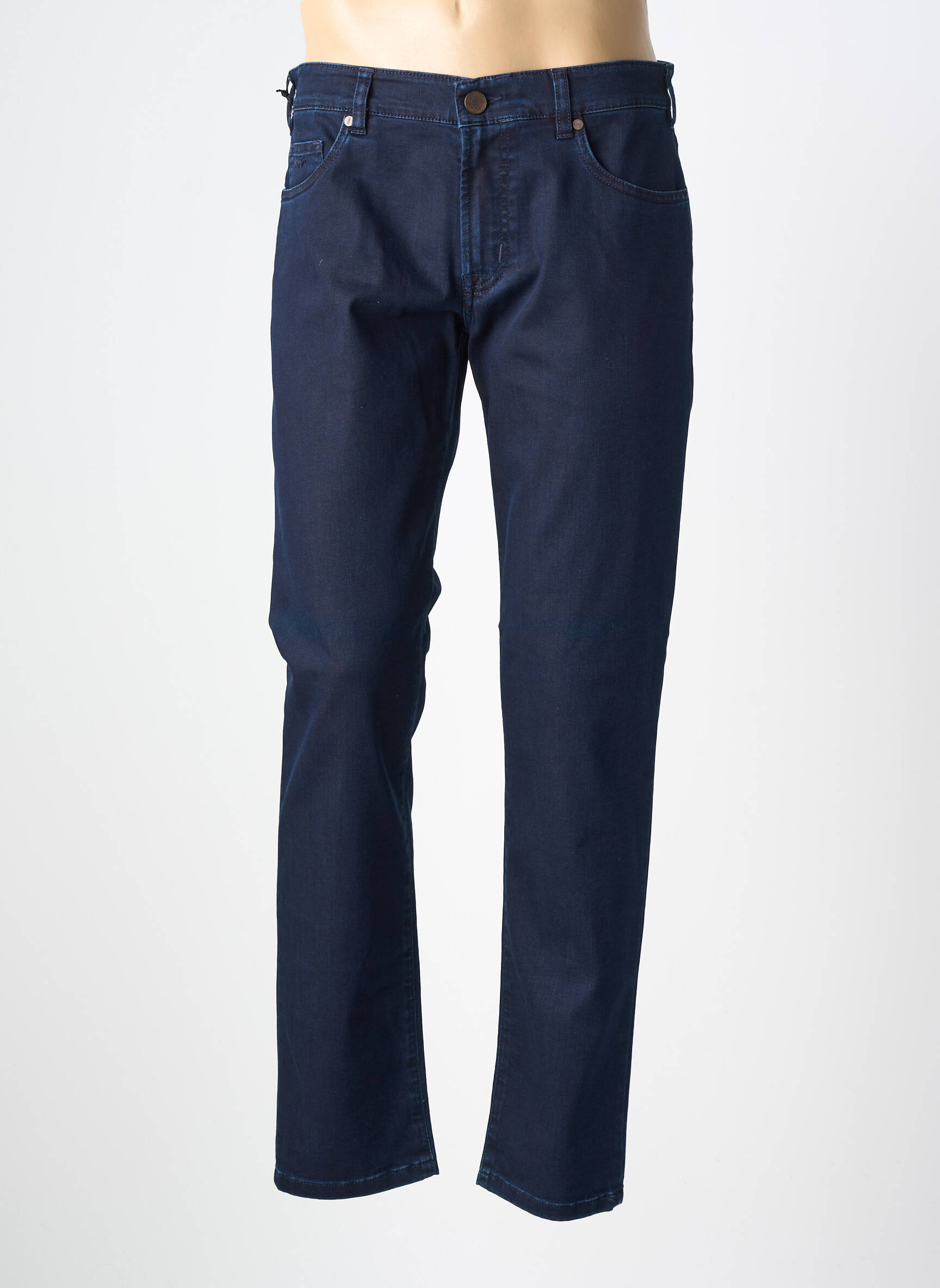 Jeans coupe slim tissage brut taille normale bleu MMX homme
