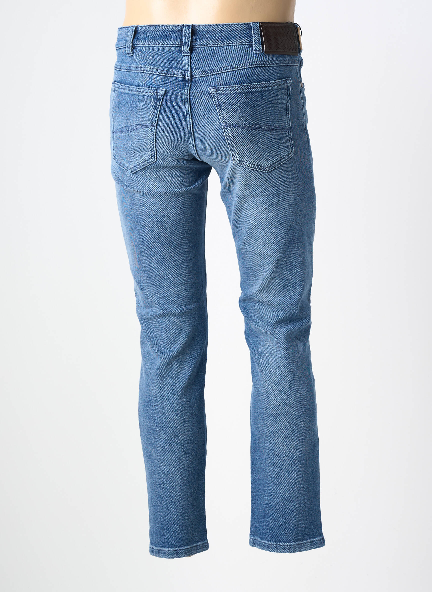 Jeans coupe slim tissage brut taille normale bleu MMX homme