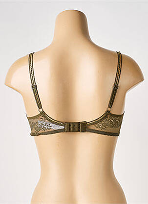 Soutien-gorge effet matière satinée haut soutien-gorge moulé vert PASSIONATA femme