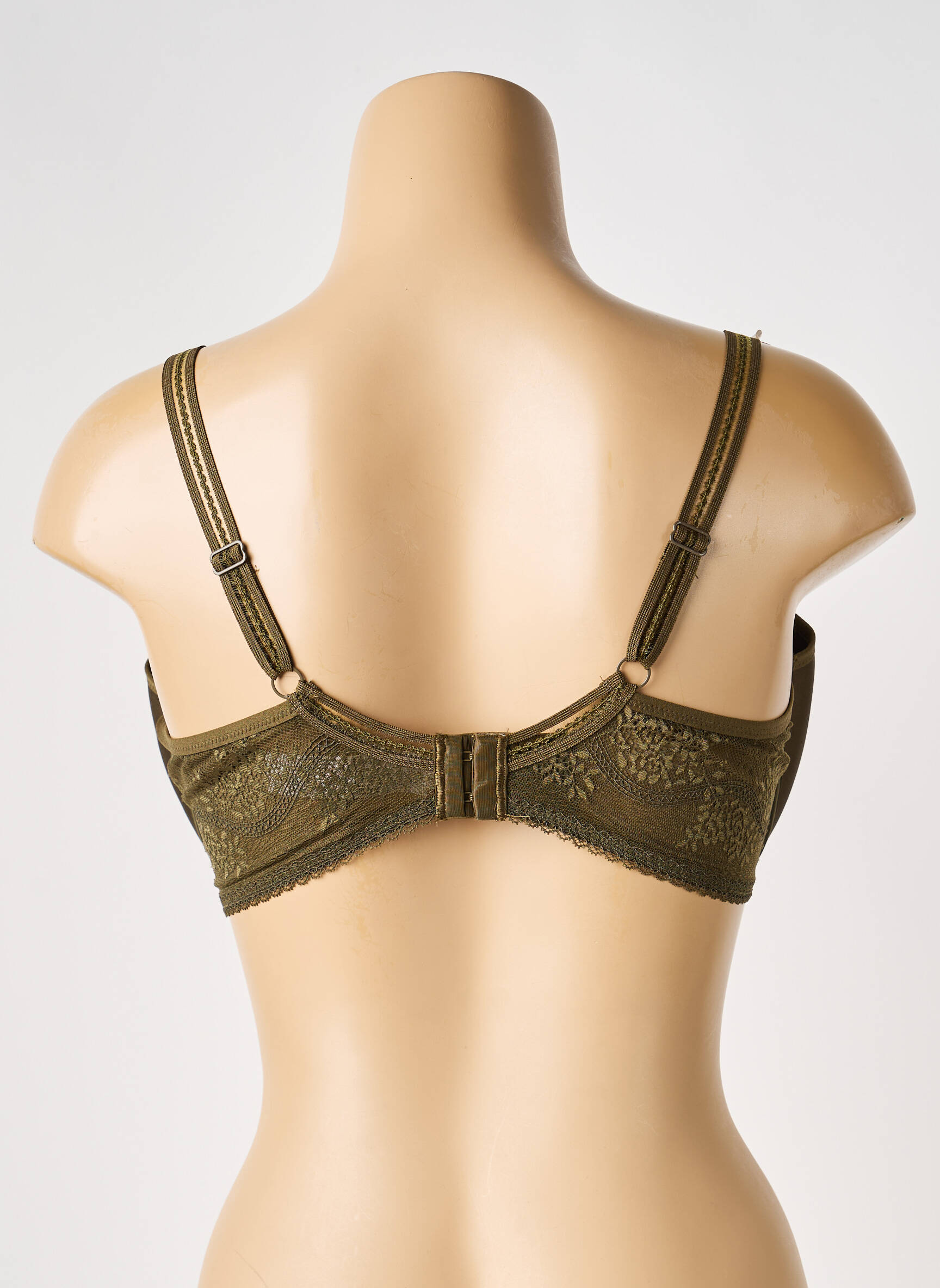 Soutien-gorge effet matière satinée haut soutien-gorge moulé vert PASSIONATA femme