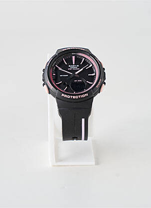 Montre matériaux silicone noir CASIO femme
