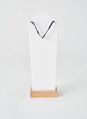 Collier matériaux métal bleu LOTUS homme