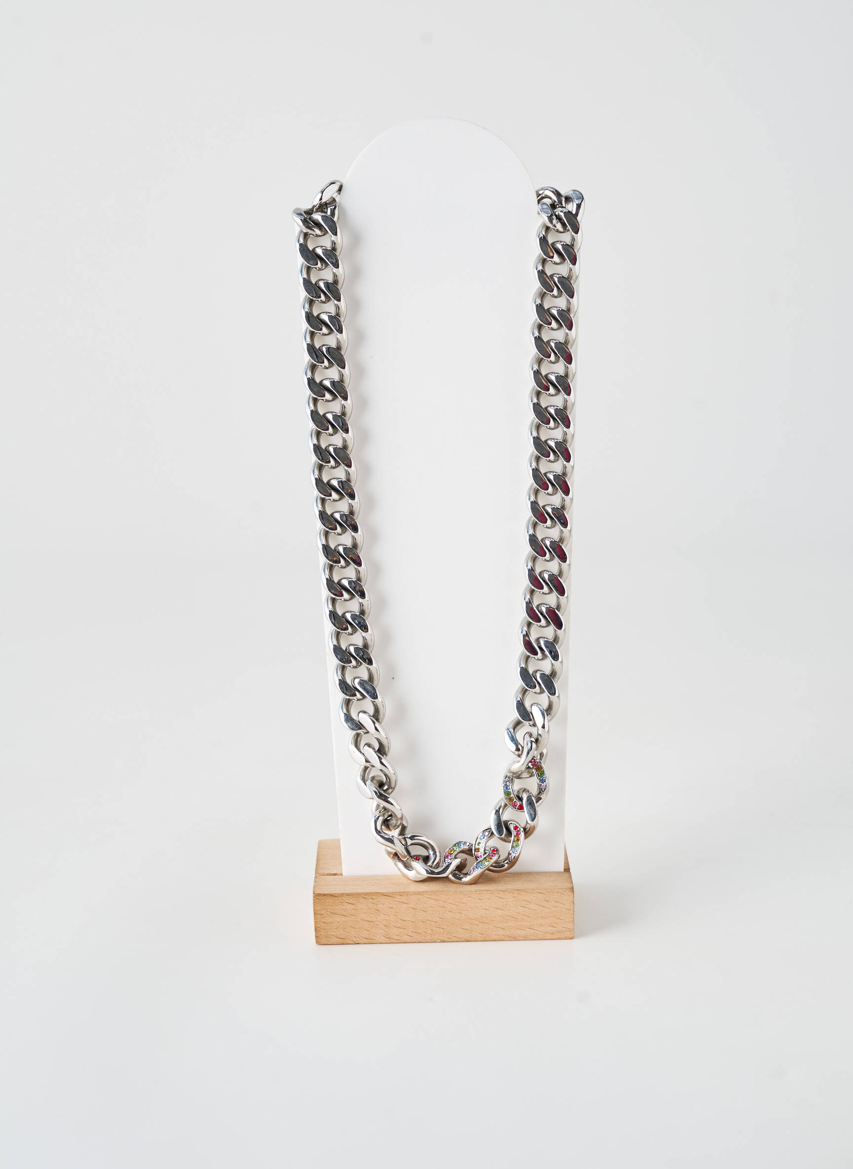 Collier matériaux métal argent LOTUS femme