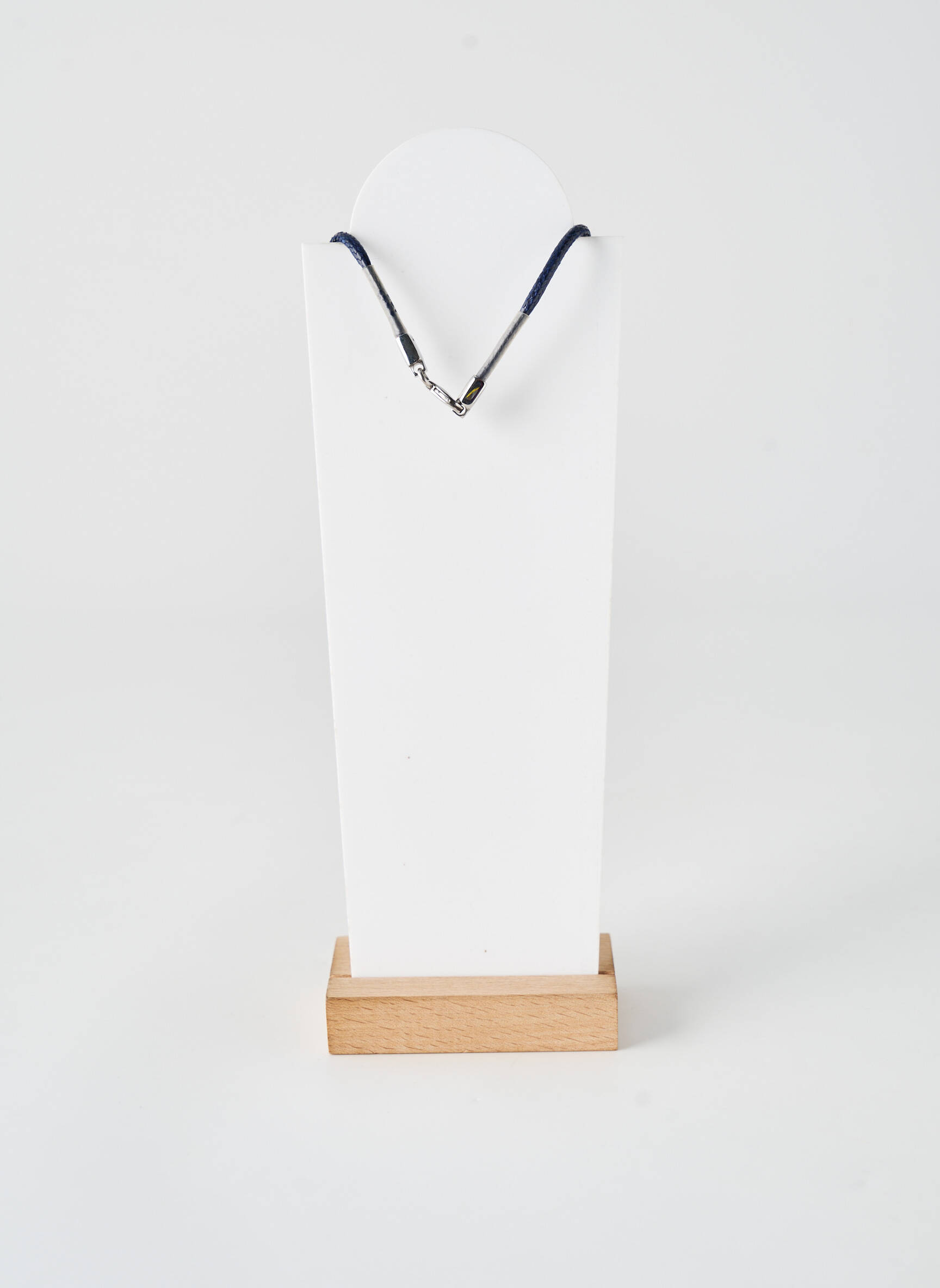 Collier matériaux métal bleu LOTUS homme