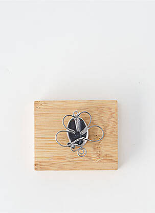 Pendentif matériaux métal bleu MALU femme