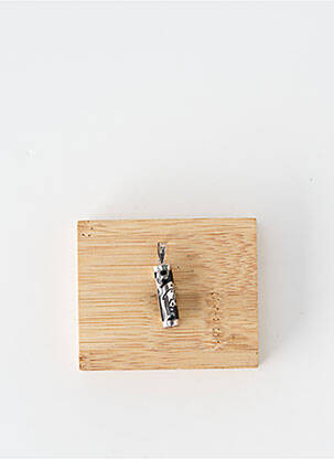 Pendentif matériaux métal noir CEMPP femme