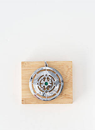 Pendentif ornement pierre argent ALLAN'S femme