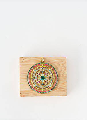 Pendentif ornement pierre or ALLAN'S femme