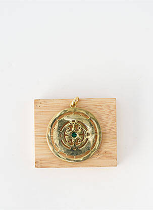 Pendentif ornement pierre or ALLAN'S femme
