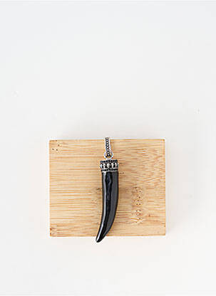 Pendentif matériaux métal noir ALLAN'S homme