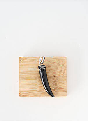 Pendentif matériaux métal noir ALLAN'S homme