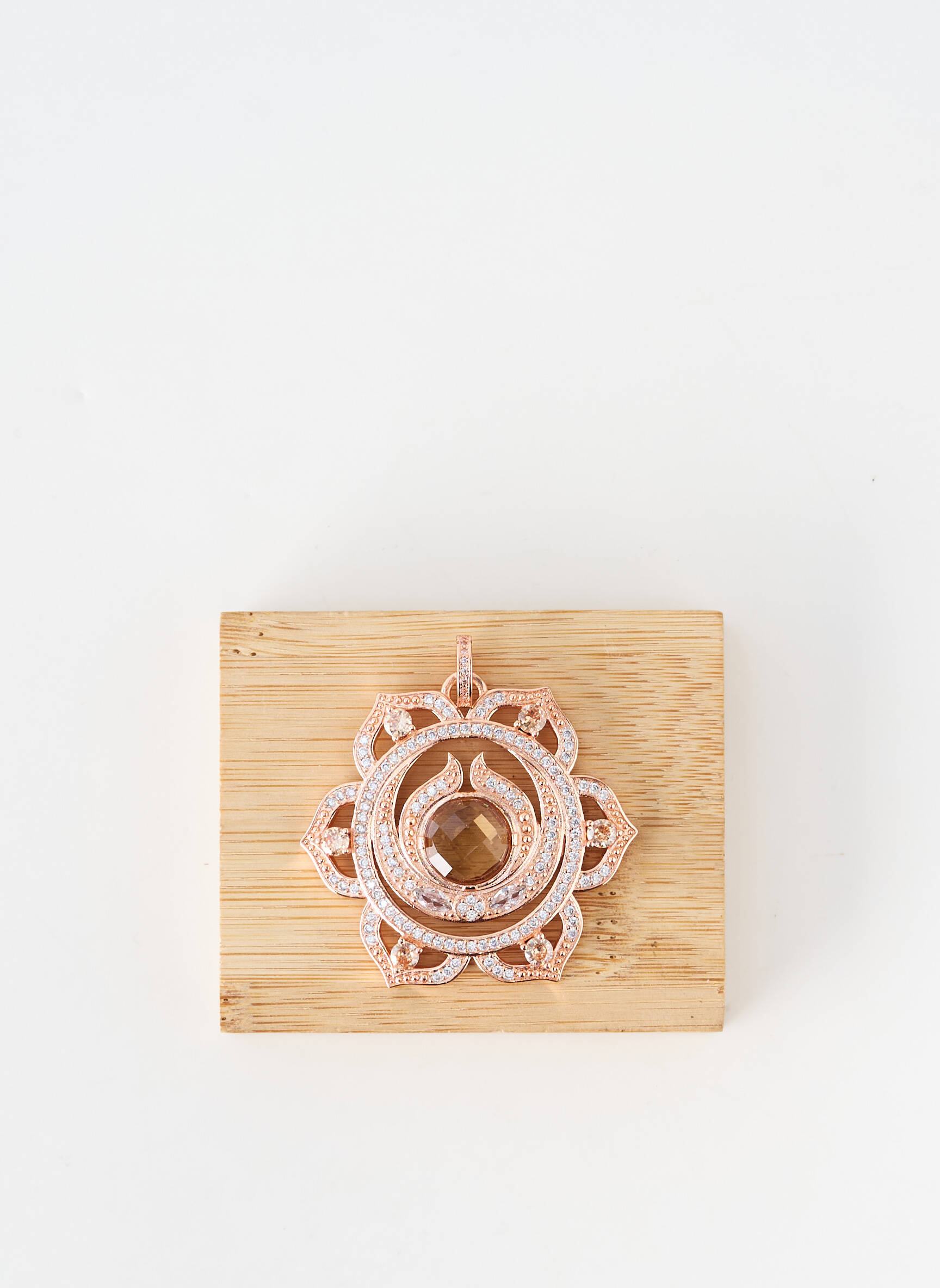Pendentif matériaux métal rose ALLAN'S femme