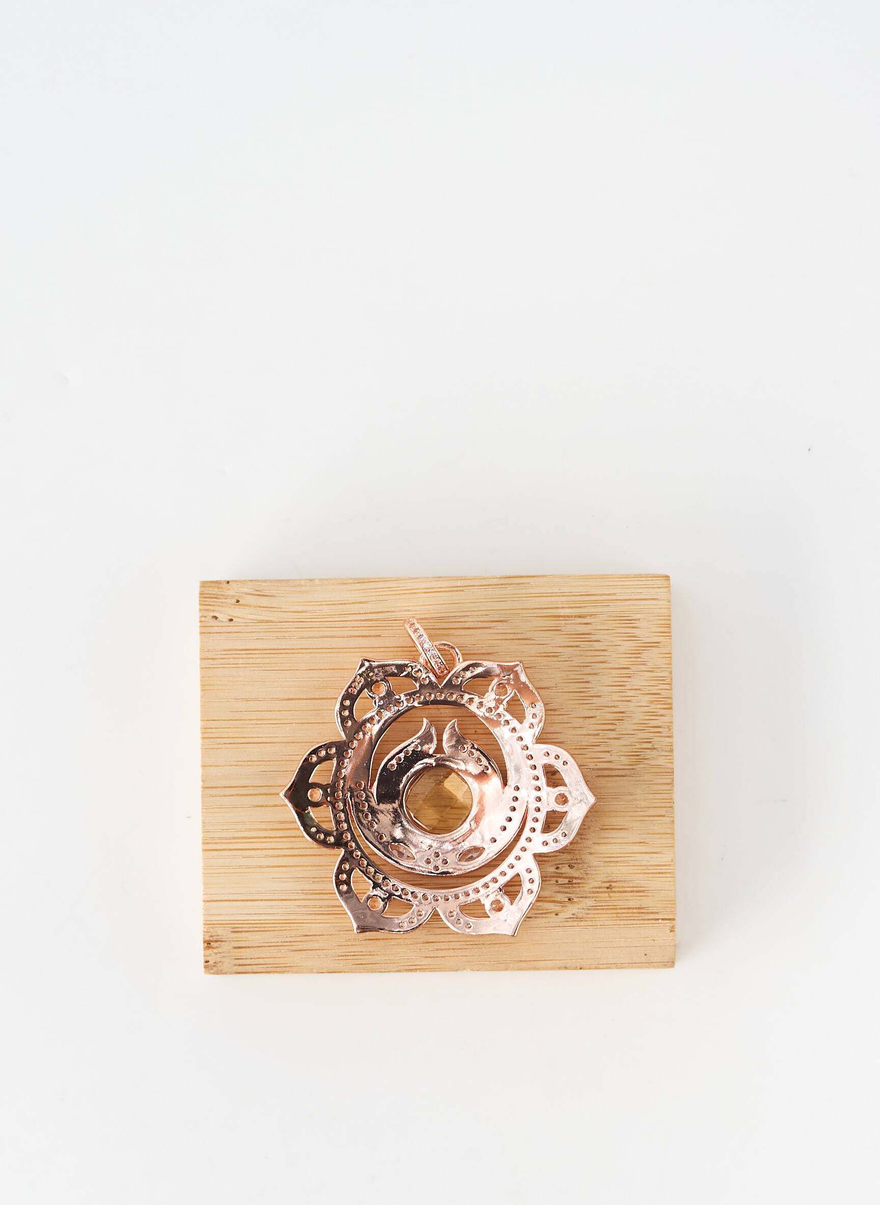 Pendentif matériaux métal rose ALLAN'S femme