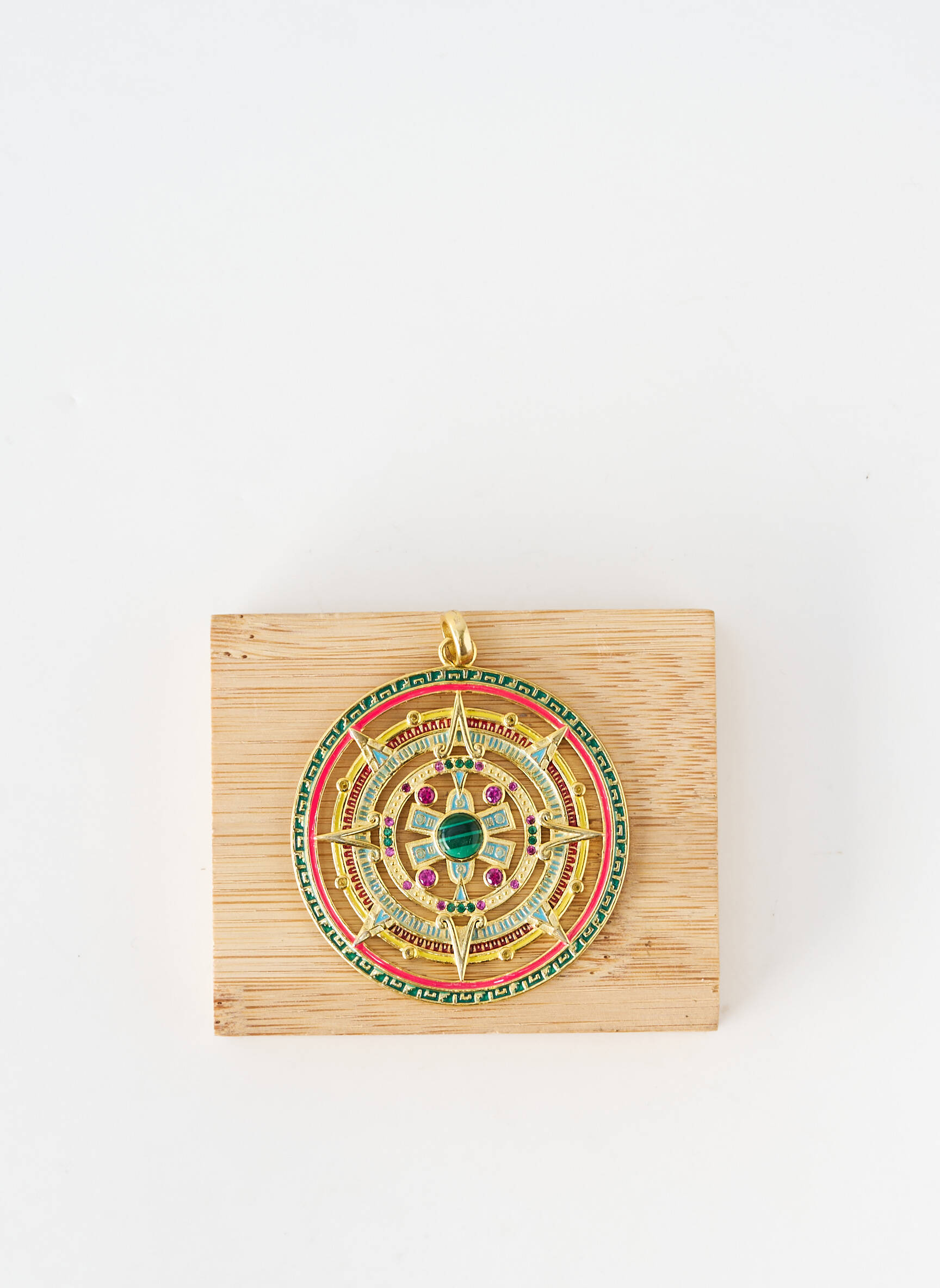 Pendentif ornement pierre or ALLAN'S femme