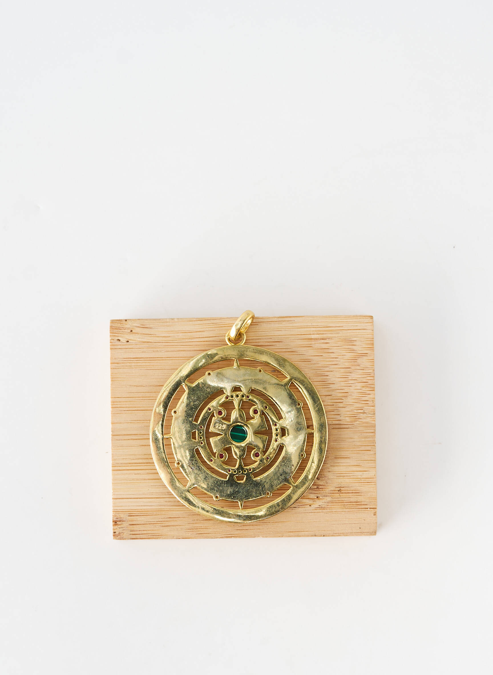 Pendentif ornement pierre or ALLAN'S femme