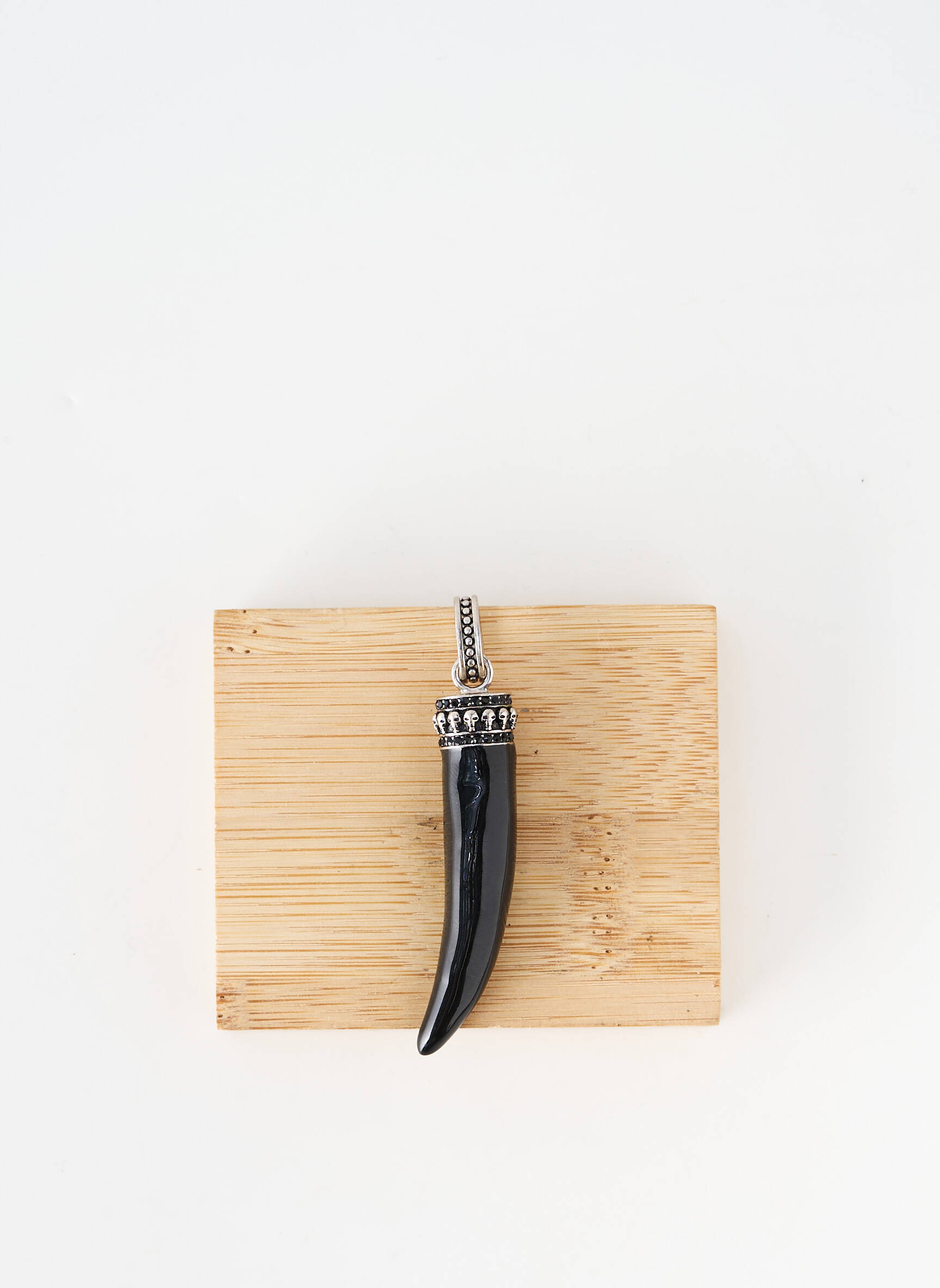 Pendentif matériaux métal noir ALLAN'S homme