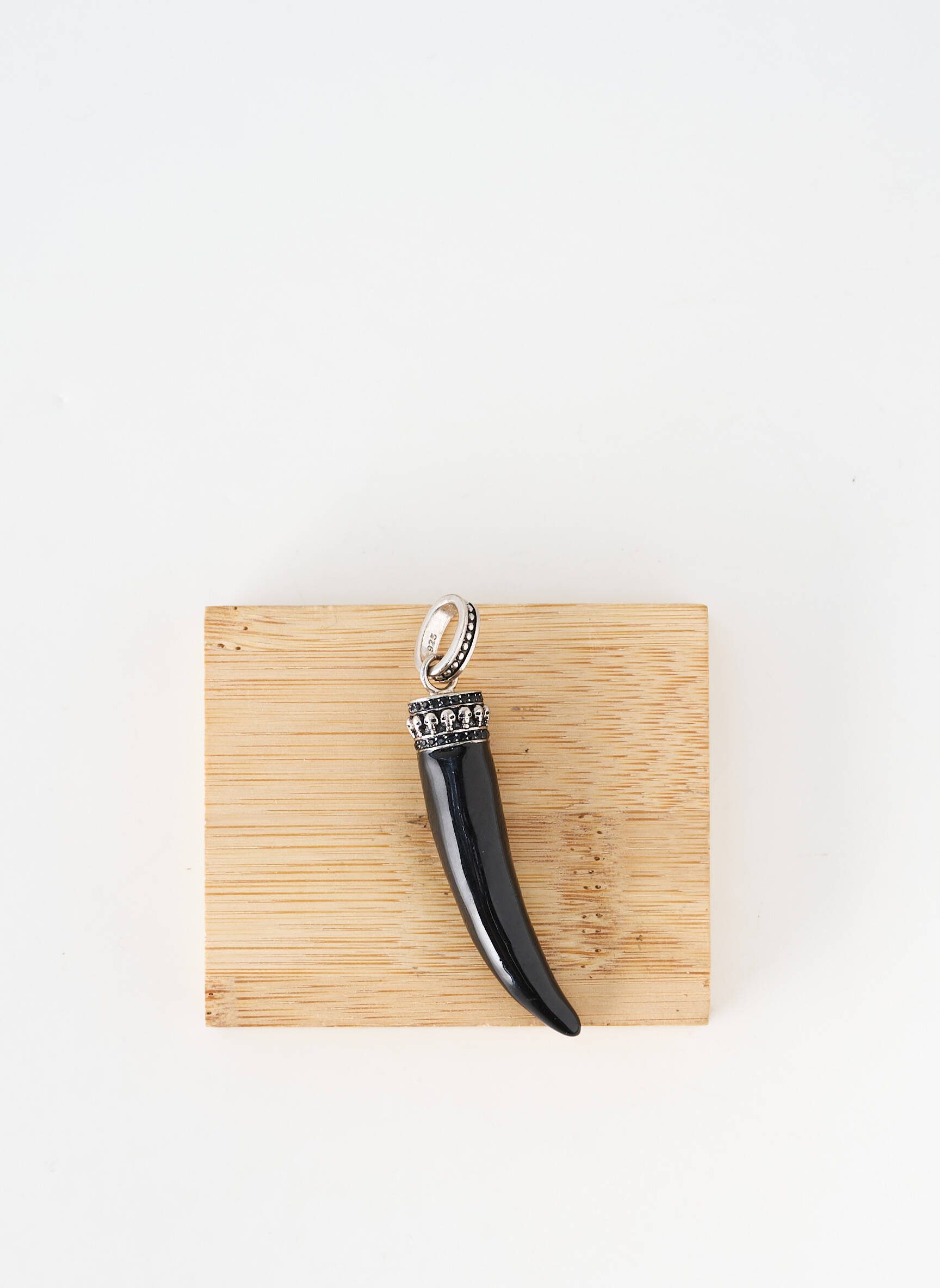 Pendentif matériaux métal noir ALLAN'S homme