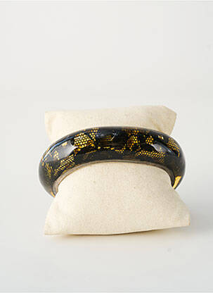 Bracelet manchette  noir COBRA femme