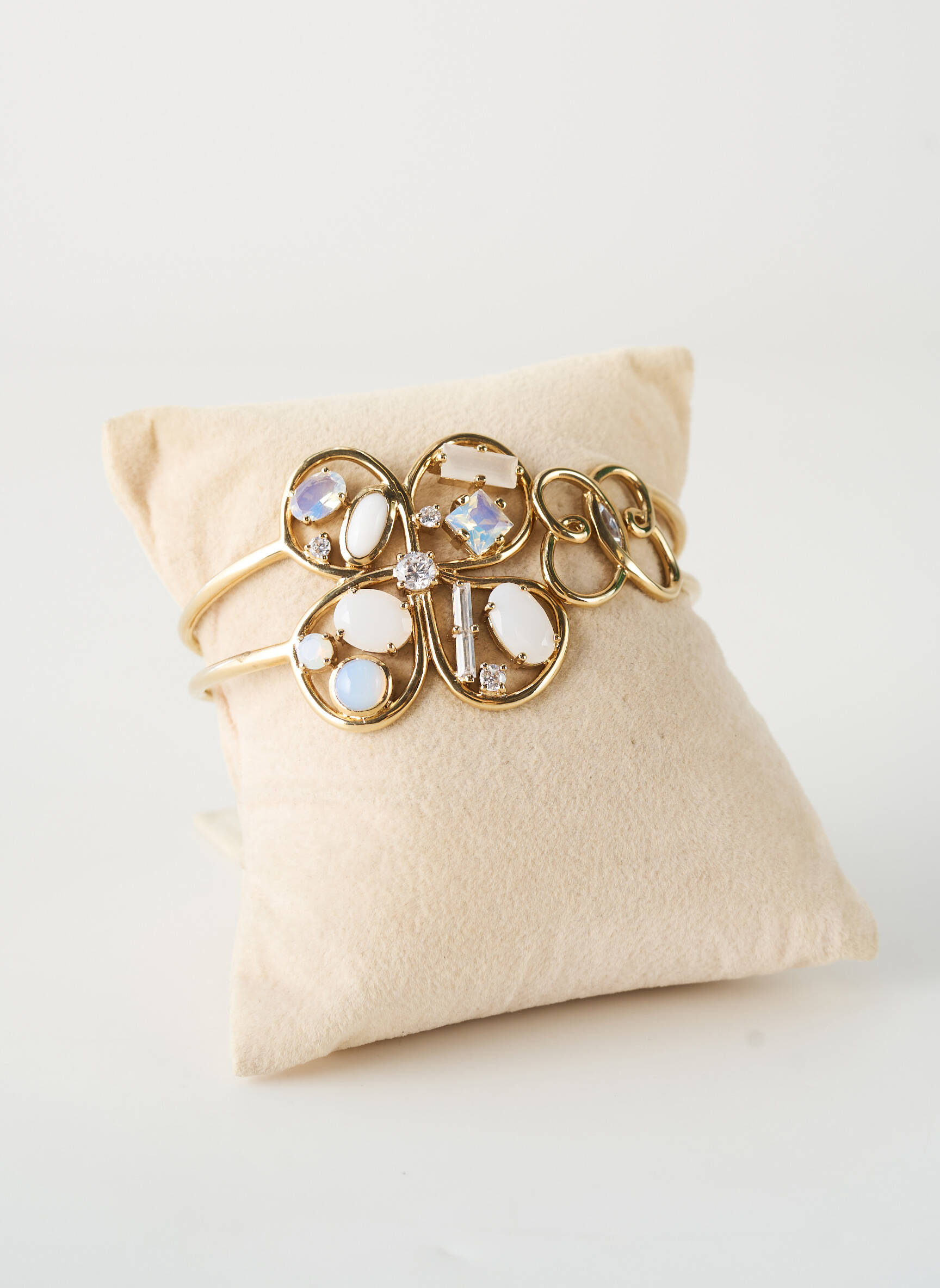 Bracelet ornement pierre or NINA RICCI femme