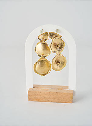 Boucles d’oreilles matériaux métal or CRÉOLES D'ALEXANDRINE femme