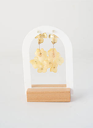 Boucles d’oreilles matériaux métal jaune CRÉOLES D'ALEXANDRINE femme