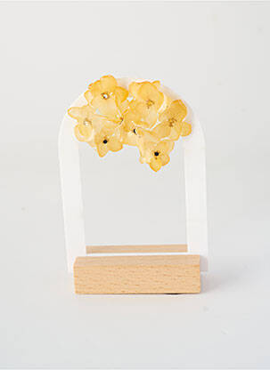 Boucles d’oreilles matériaux métal jaune CRÉOLES D'ALEXANDRINE femme