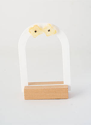 Boucles d’oreilles matériaux métal jaune CRÉOLES D'ALEXANDRINE femme