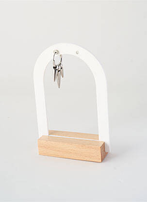 Boucle d'oreille mono argent ALLAN'S homme