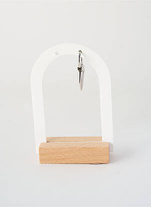 Boucle d'oreille mono argent ALLAN'S homme