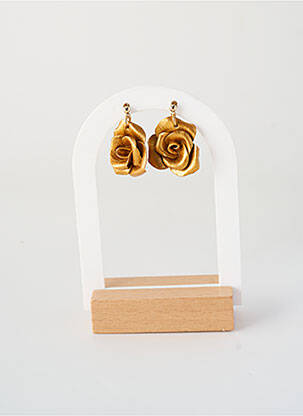 Boucles d’oreilles matériaux plaqué or or ANA & CHA femme