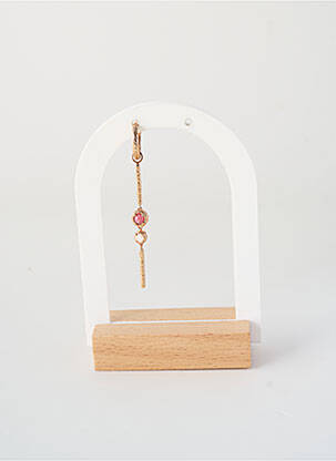Boucle d'oreille mono matériaux plaqué or or ANA & CHA femme