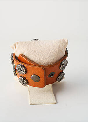 Bracelet matériaux cuir marron ALLAN'S homme
