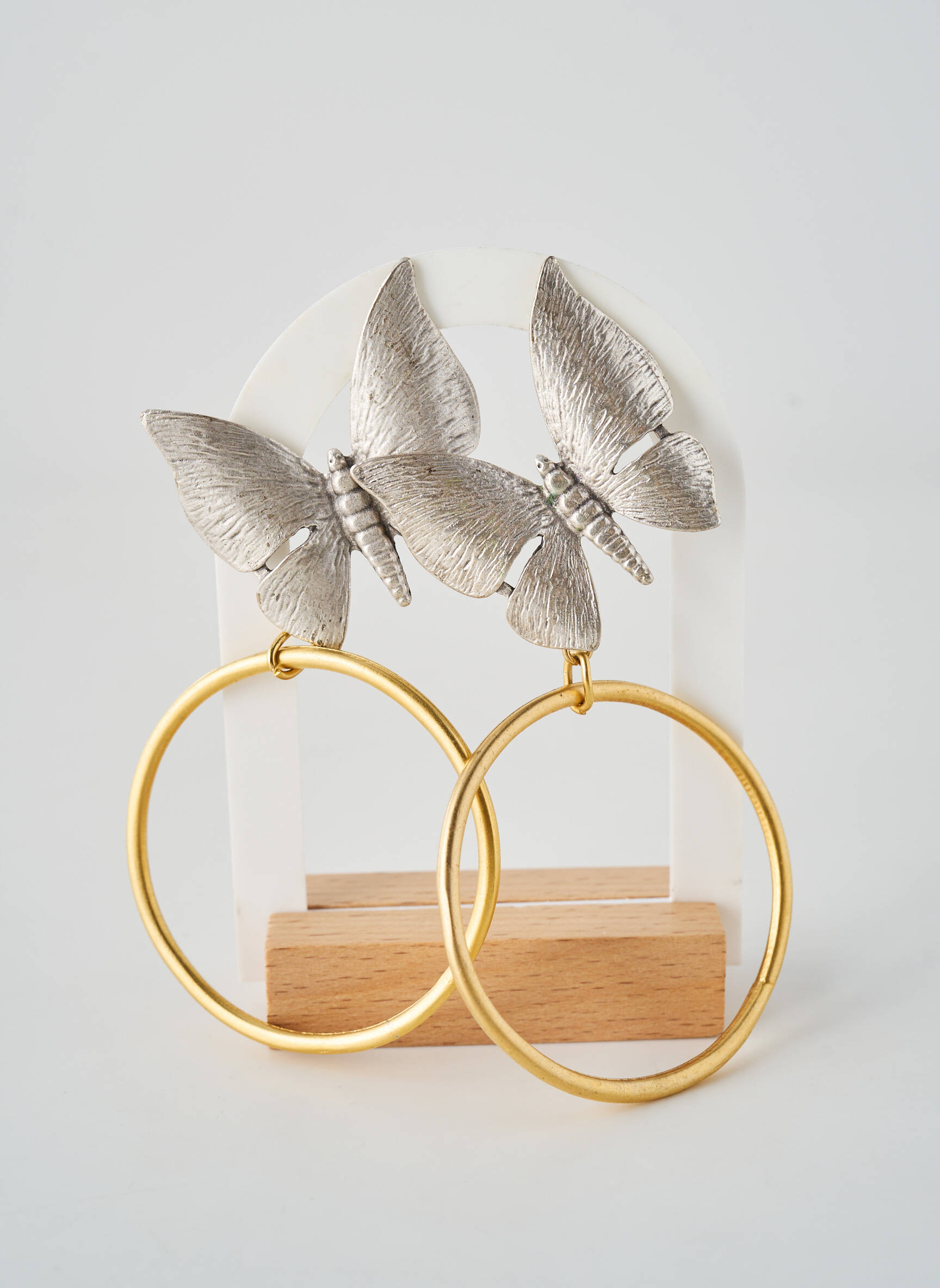 Boucles d’oreilles matériaux métal or CRÉOLES D'ALEXANDRINE femme
