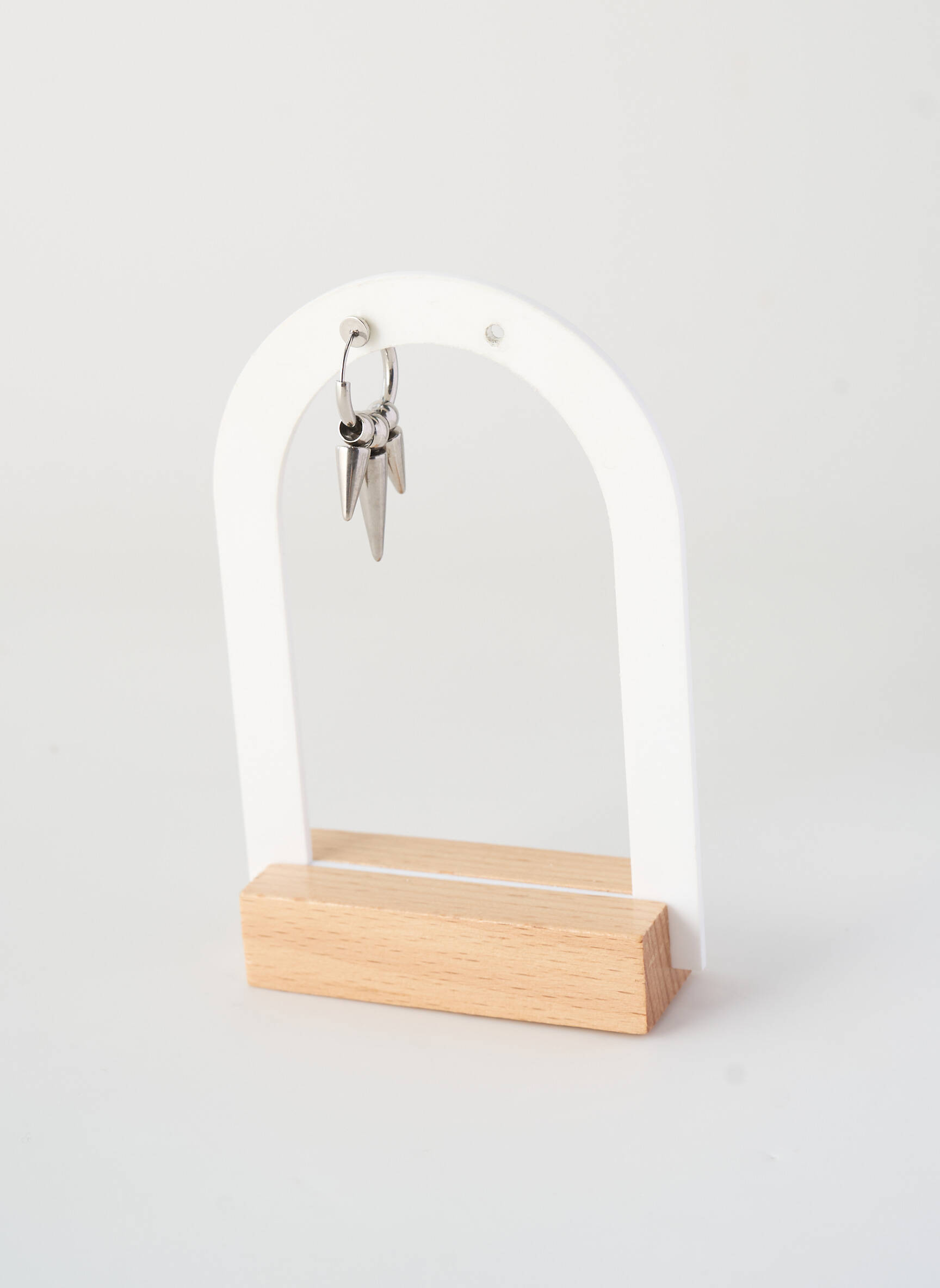 Boucle d'oreille mono argent ALLAN'S homme