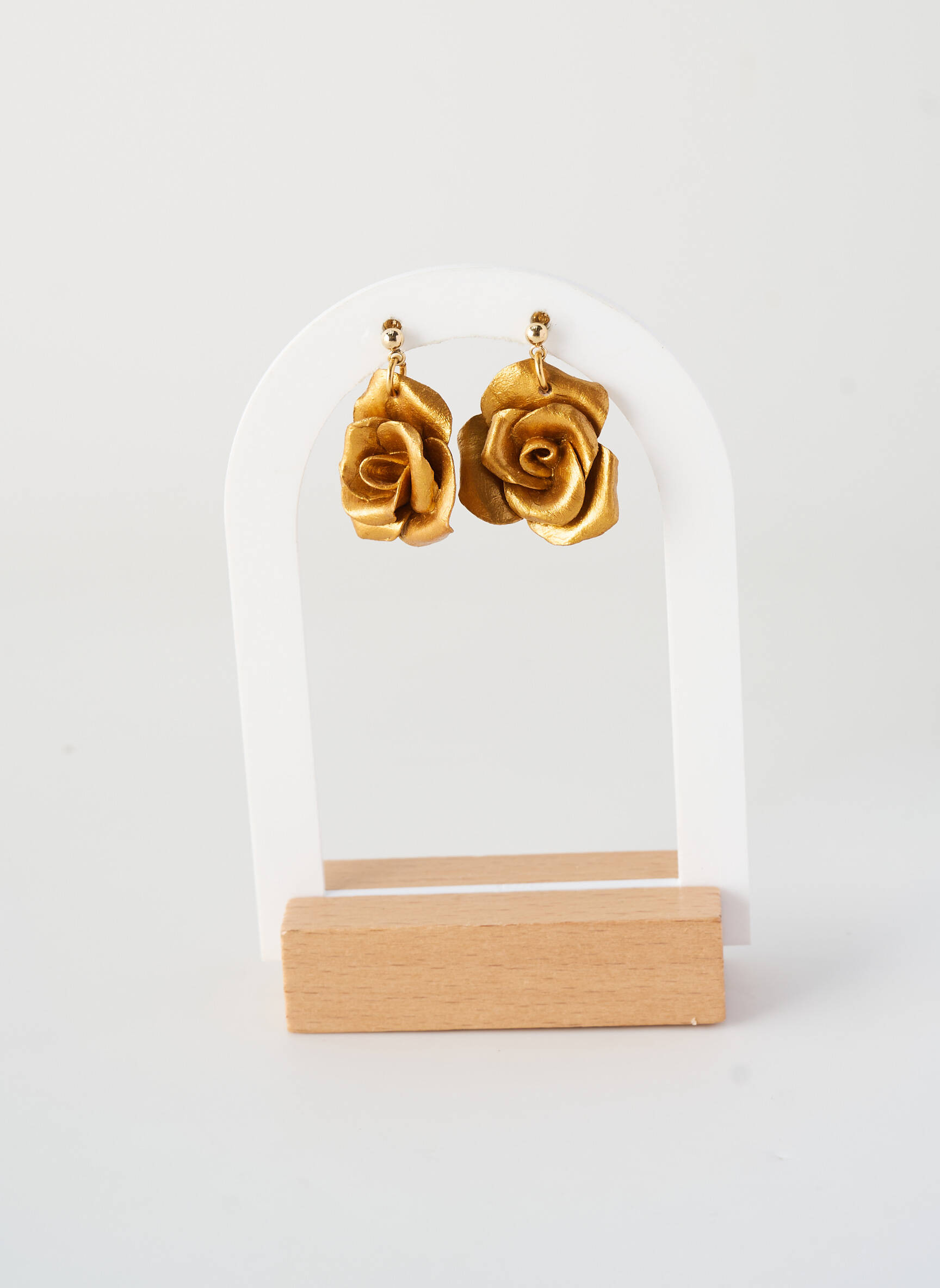 Boucles d’oreilles matériaux plaqué or or ANA & CHA femme