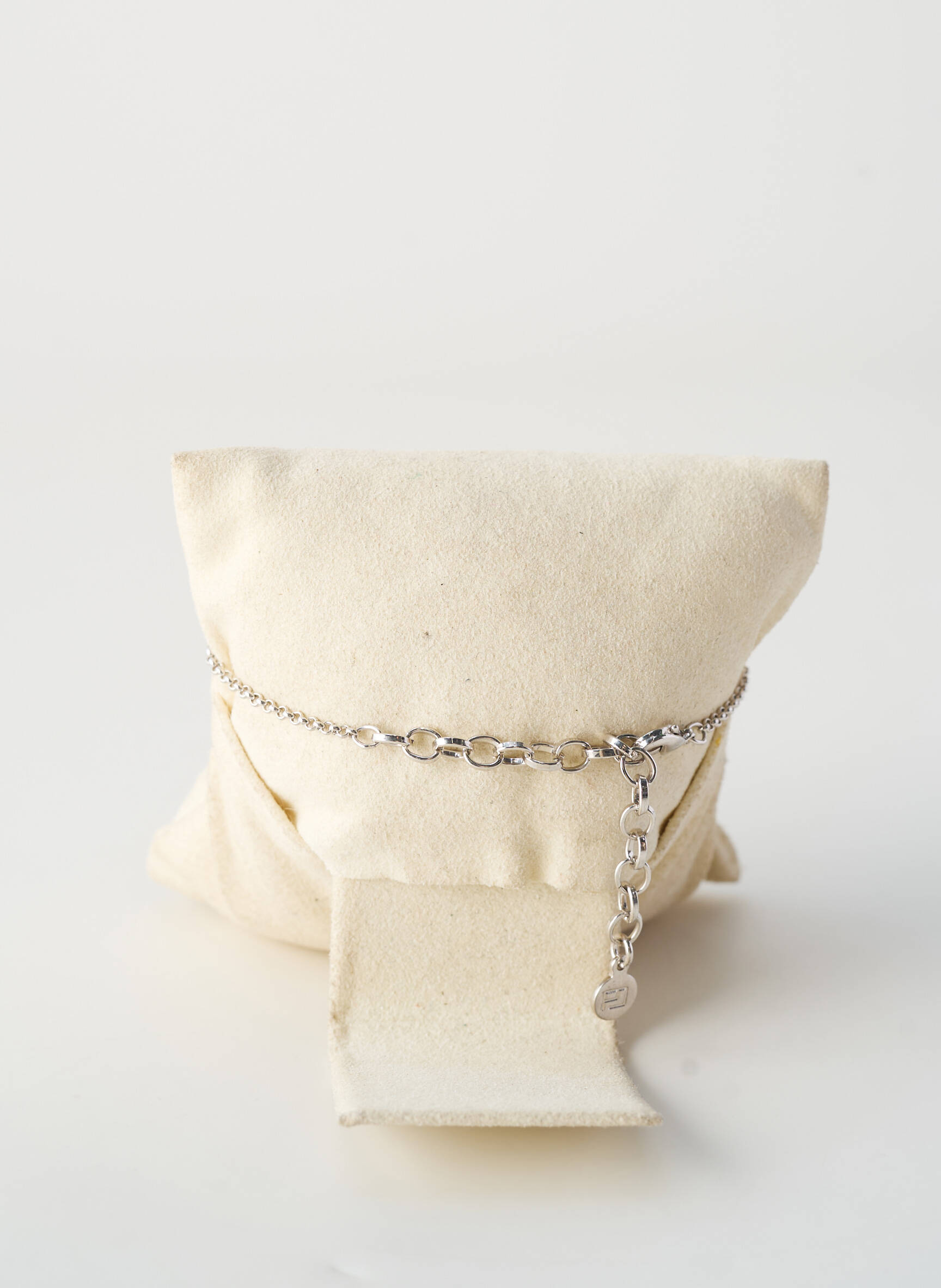 Bracelet fermeture fermoir mousqueton blanc HORBINOR femme