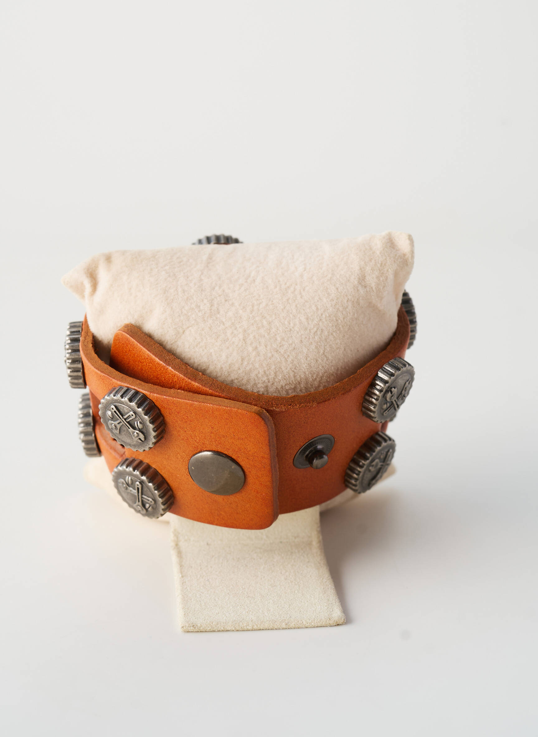 Bracelet matériaux cuir marron ALLAN'S homme