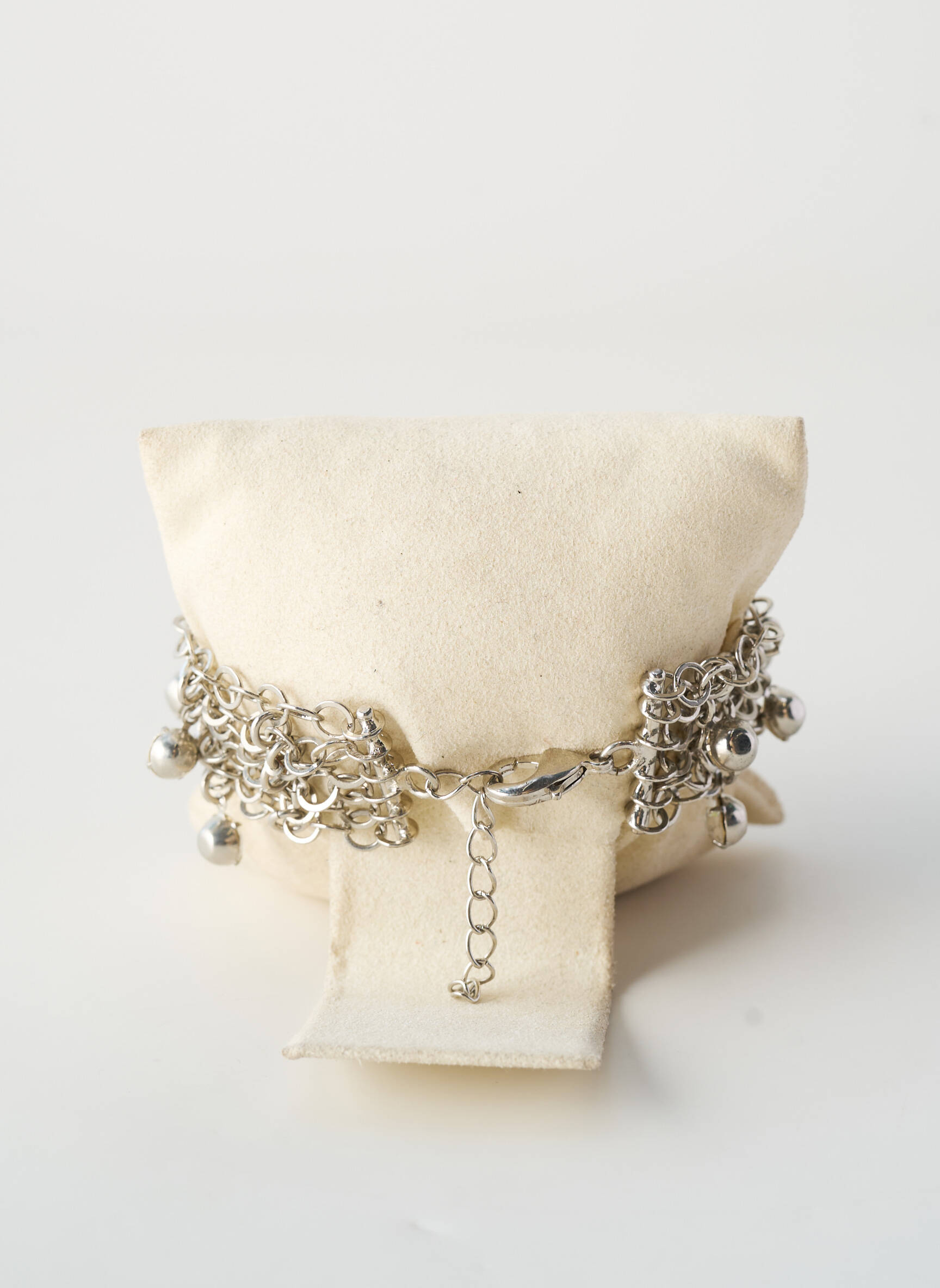Bracelet fermeture fermoir mousqueton argent ALLAN'S femme