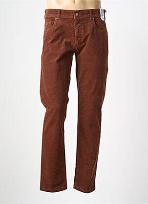Pantalon slim tissage velours taille normale marron M5 BY MEYER homme