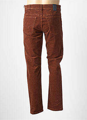 Pantalon slim tissage velours taille normale marron M5 BY MEYER homme