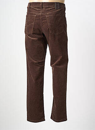 Pantalon slim tissage velours taille normale marron M5 BY MEYER homme